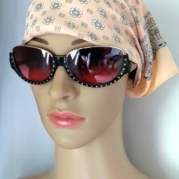 MIKLI SUNGLASSES BLACK ROSE GRADIENT Designer France Msrp $498 + - Picture 8 of 10